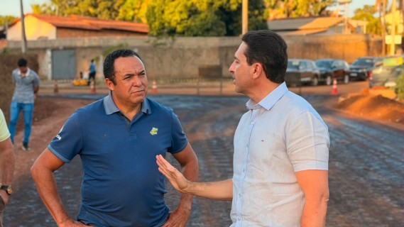 Prefeito Vilela vistoria obras e acompanha reta final da ponte que vai transformar a mobilidade em Aparecida