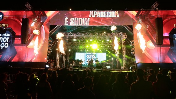 Aparecida é Show 2026 começa nesta quarta com grandes atrações nacionais e entrada solidária